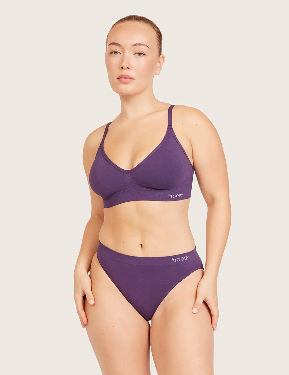 Bambus Bikini Trusse - Amethyst