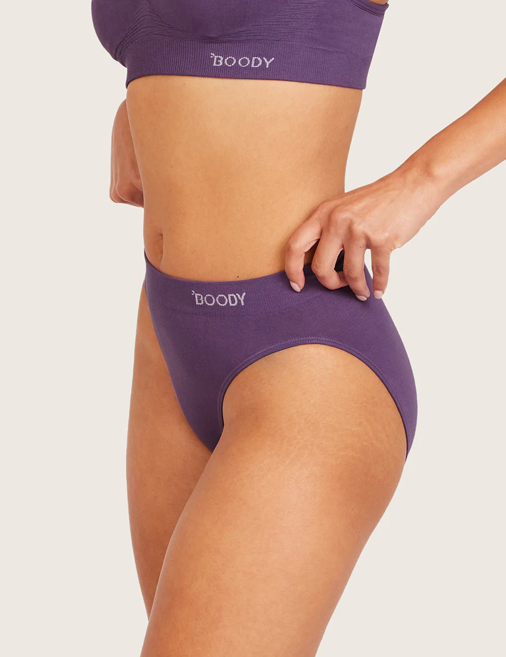 Bambus Bikini Trusse - Amethyst