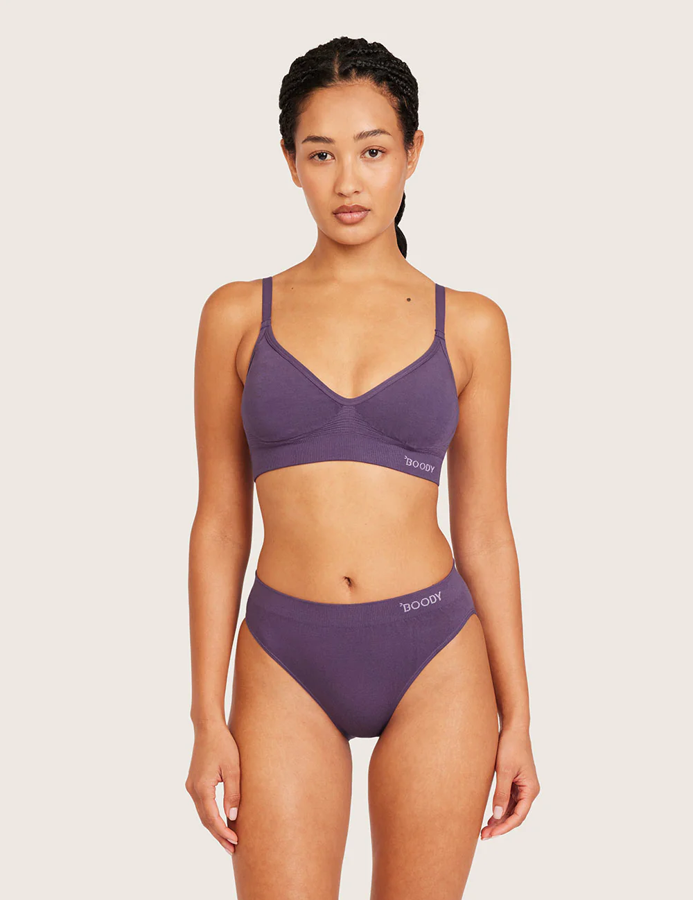 Bambus Bikini Trusse - Amethyst