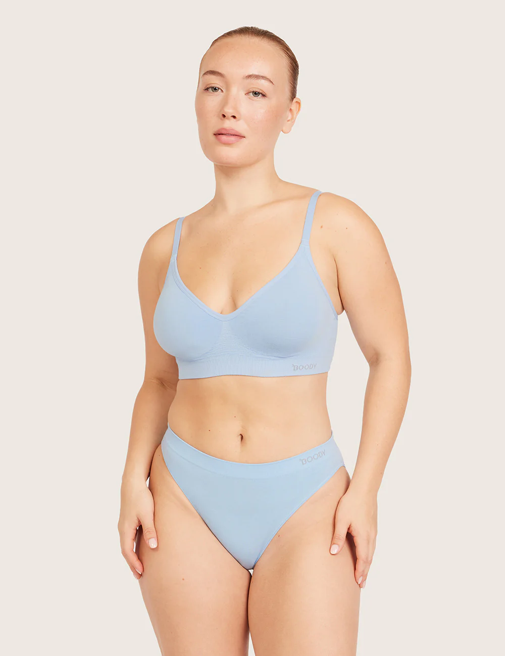 Bambus Bikini Trusse - Sky Blue