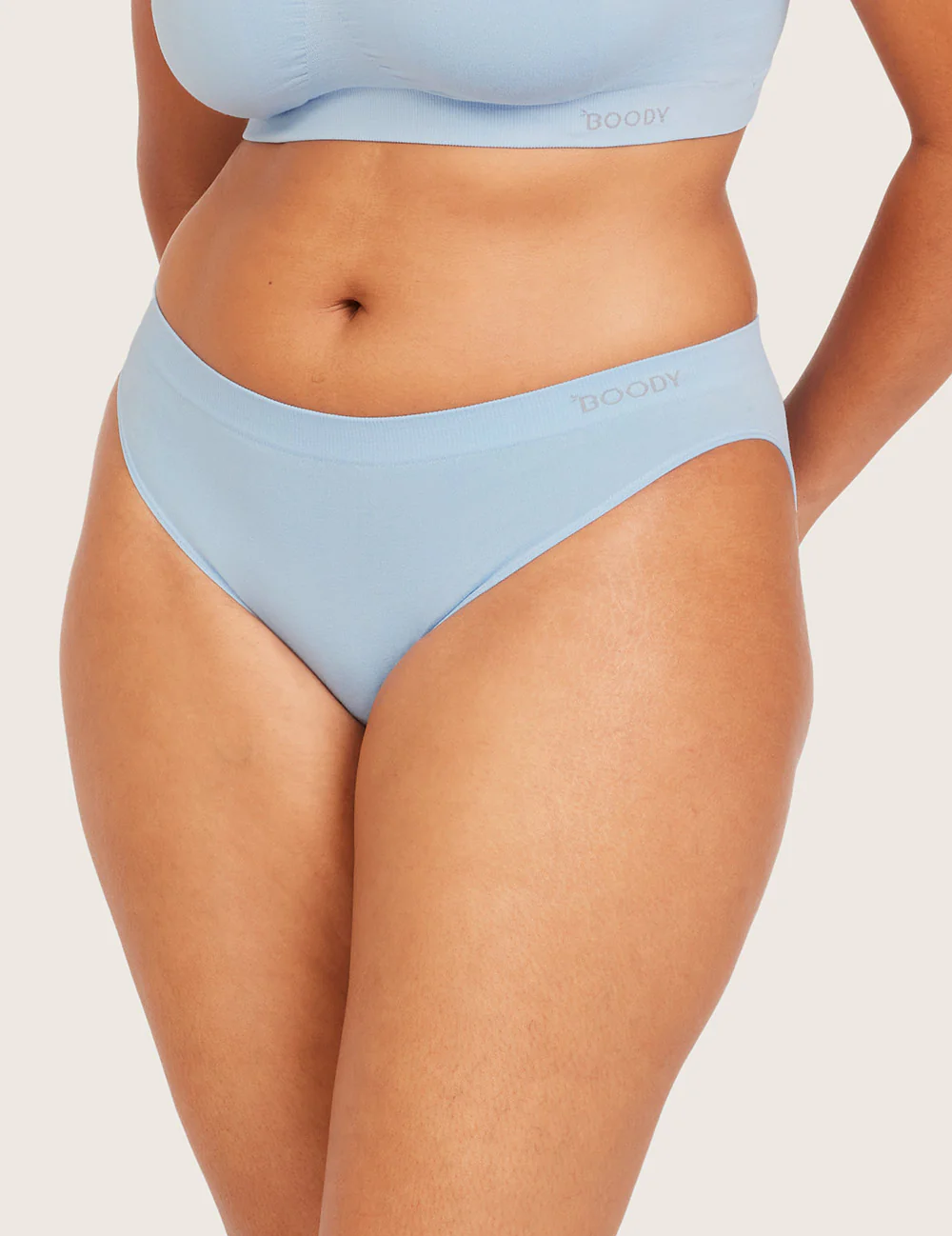 Bambus Bikini Trusse - Sky Blue