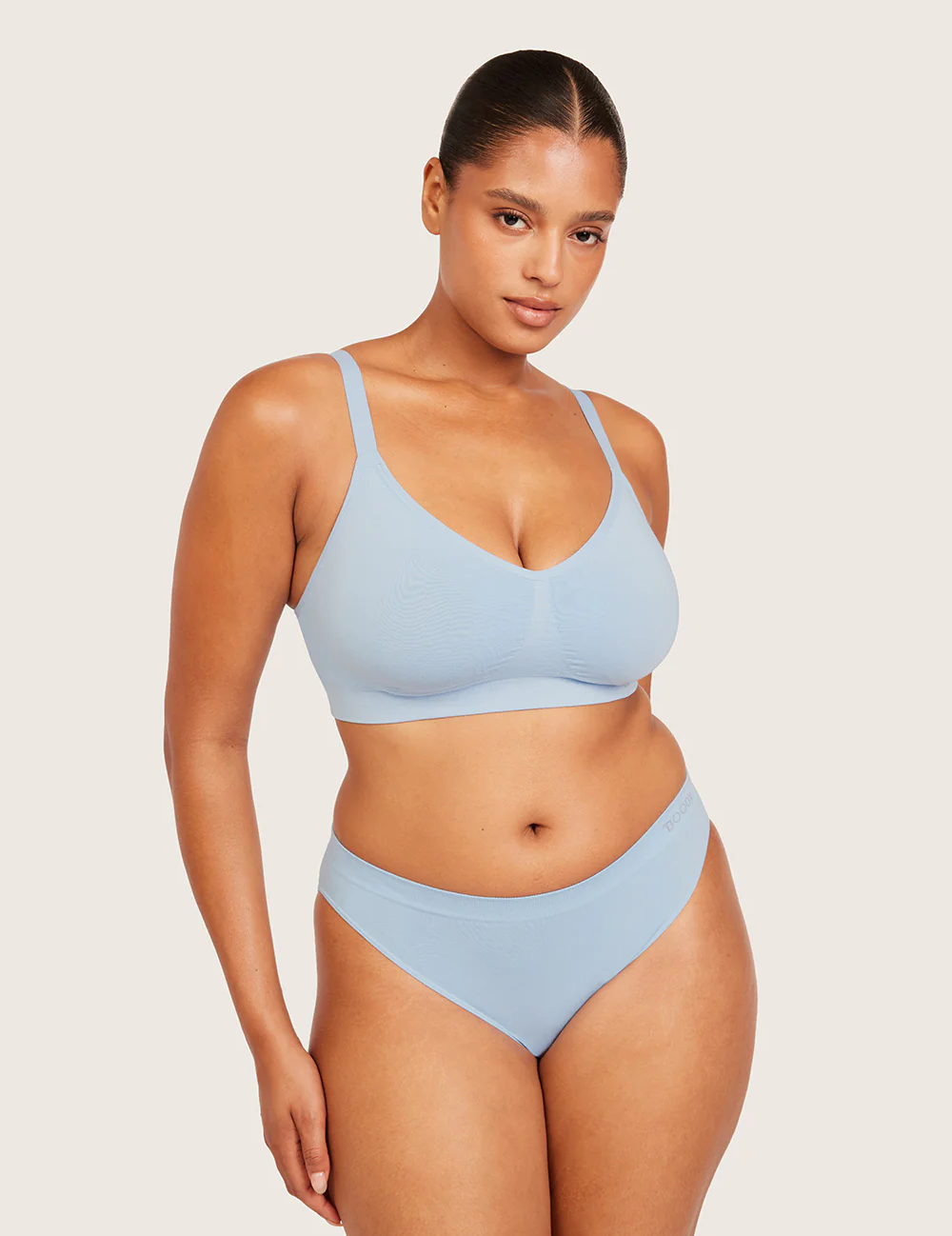Bambus Bikini Trusse - Sky Blue