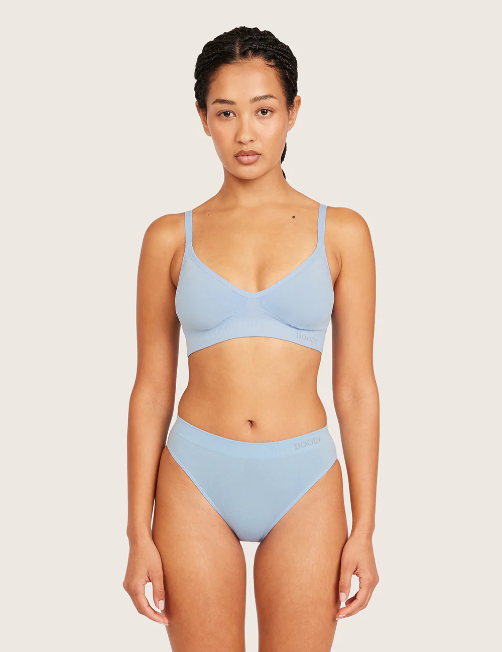 Bambus Bikini Trusse - Sky Blue