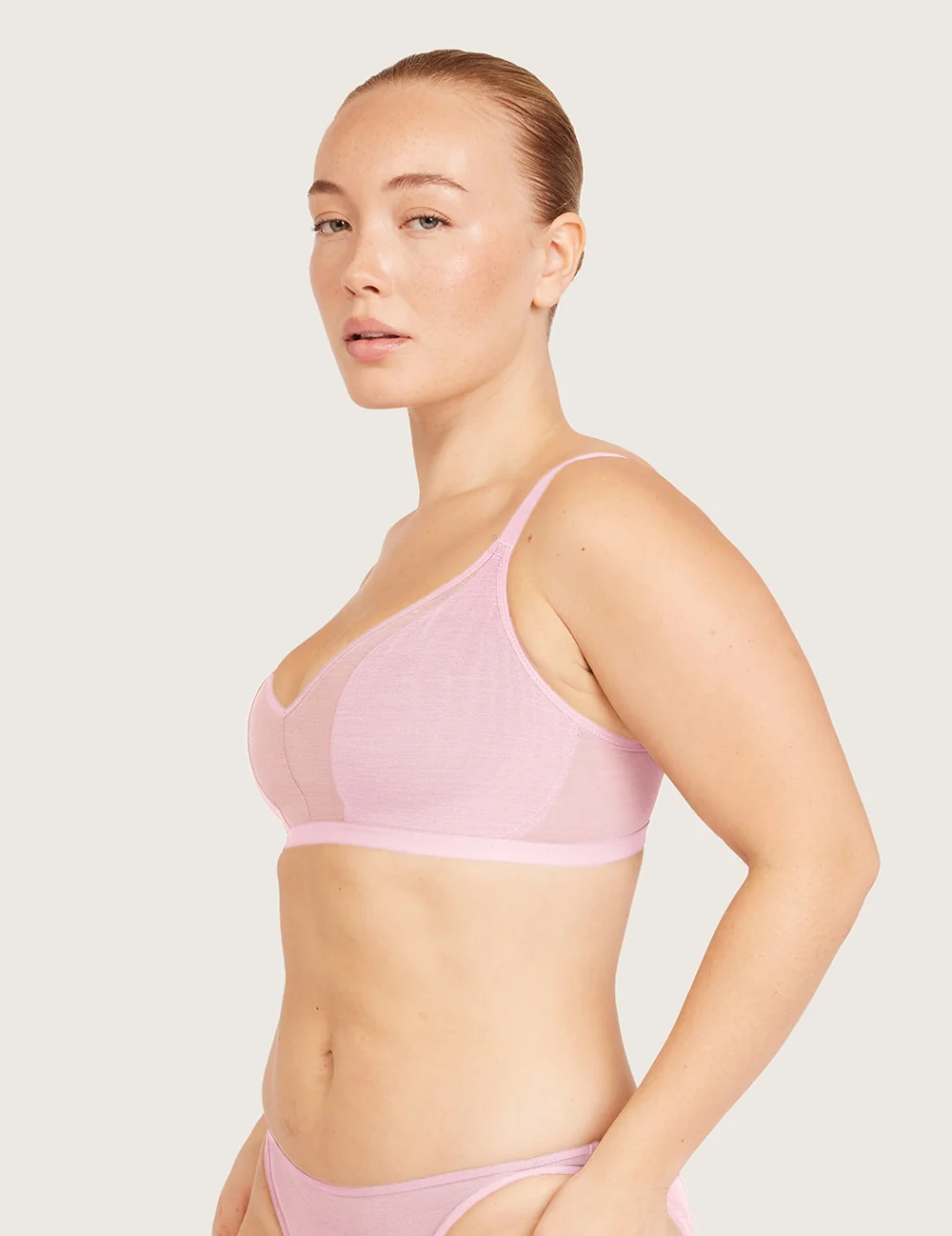 FreeMesh® Crop BH - Pink Sorbet