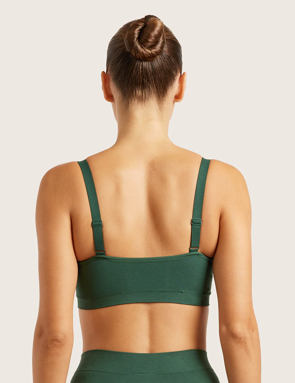 Full Bust Wireless Bra - Emerald Green