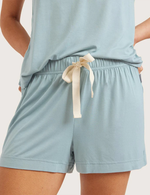 Goodnight Sleep Shorts - Mineral Blue