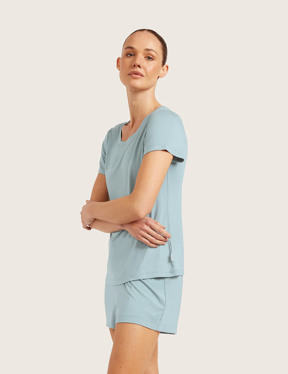 Goodnight Sleep Tee - Mineral Blue