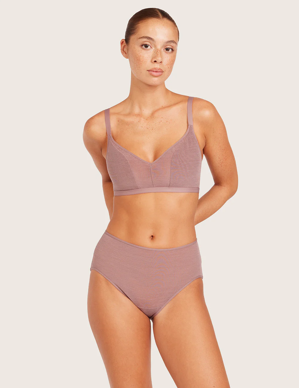 FreeMesh™ High Cut Maxi Trusse - Mauve