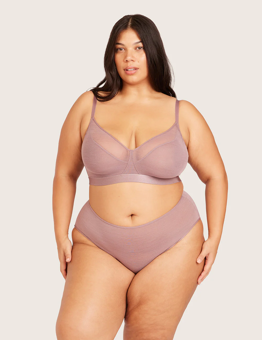 FreeMesh™ High Cut Maxi Trusse - Mauve