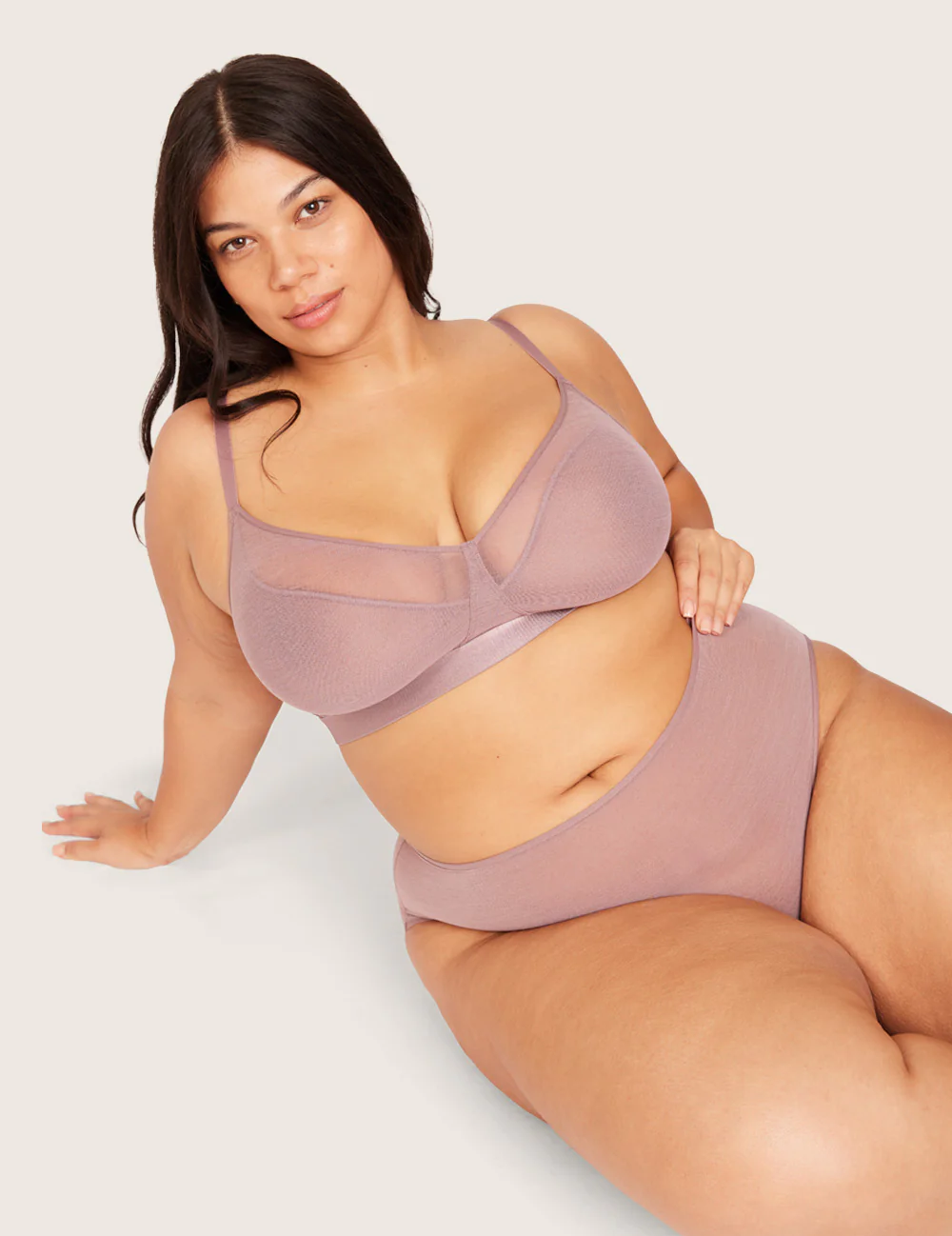 FreeMesh™ High Cut Maxi Trusse - Mauve