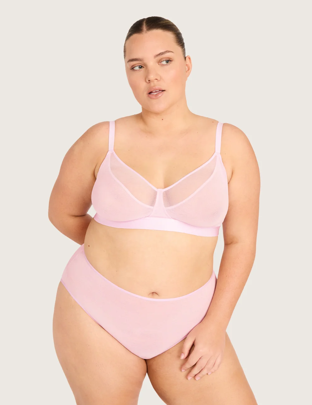 FreeMesh® High Cut Maxi Trusse - Pink Sorbet