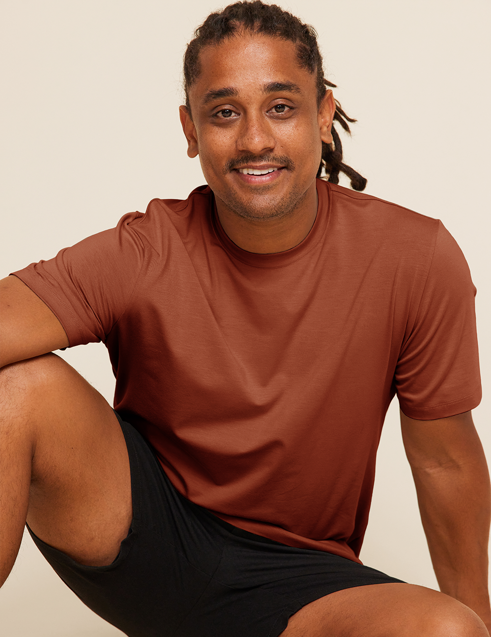 Herre Classic T-shirt med Rund Hals