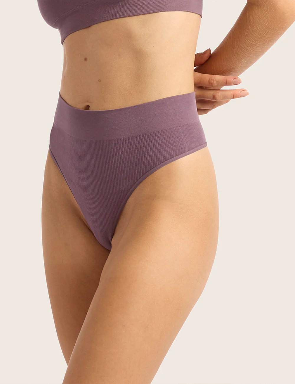 3-Pack LYOLYTE® High Waist G-String - Wisteria