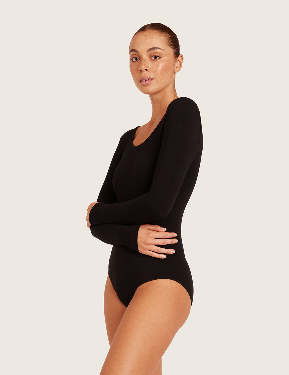 Basis Langærmet Bodysuit
