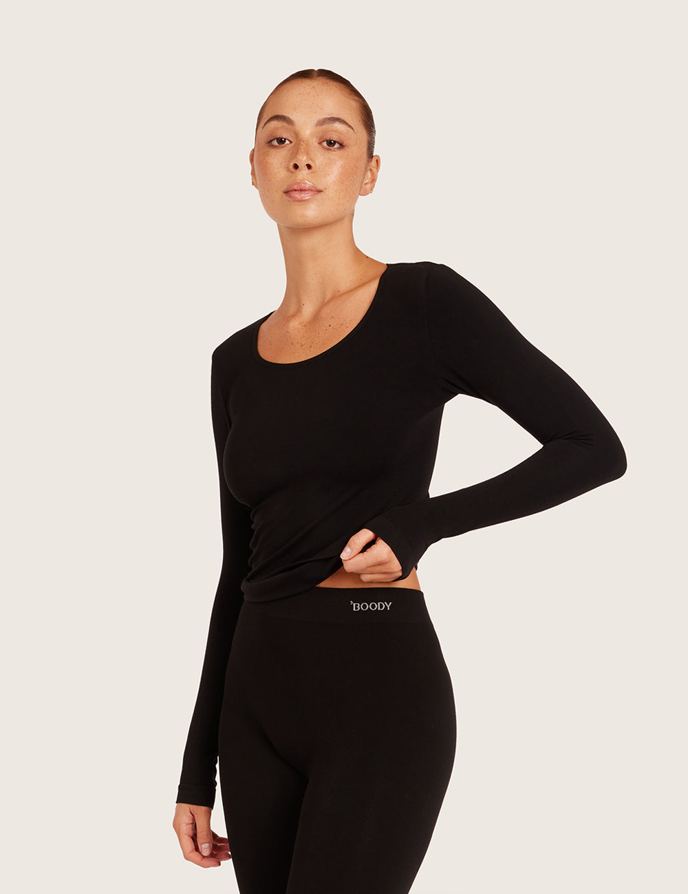 Basis Langærmet Top