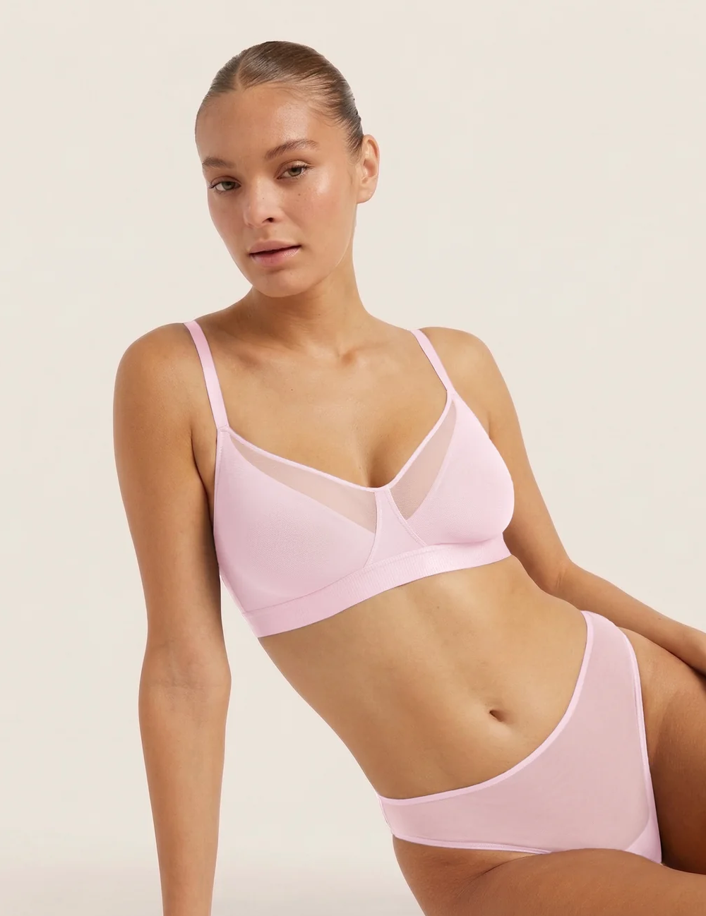 FreeMesh® BH Uden Bøjle - Pink Sorbet
