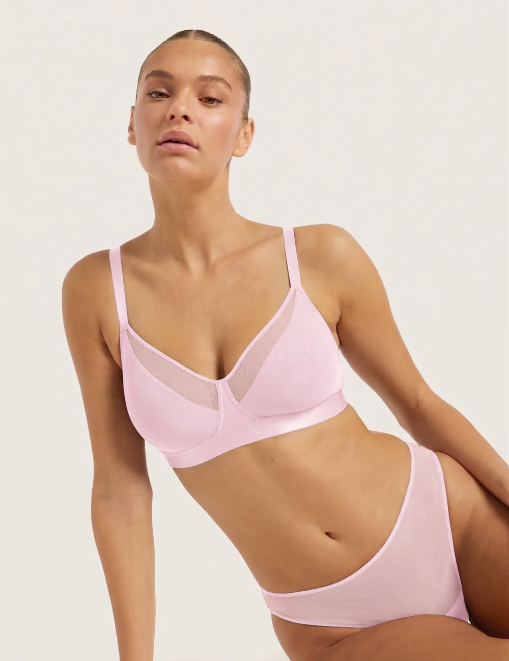 FreeMesh® BH Uden Bøjle - Pink Sorbet