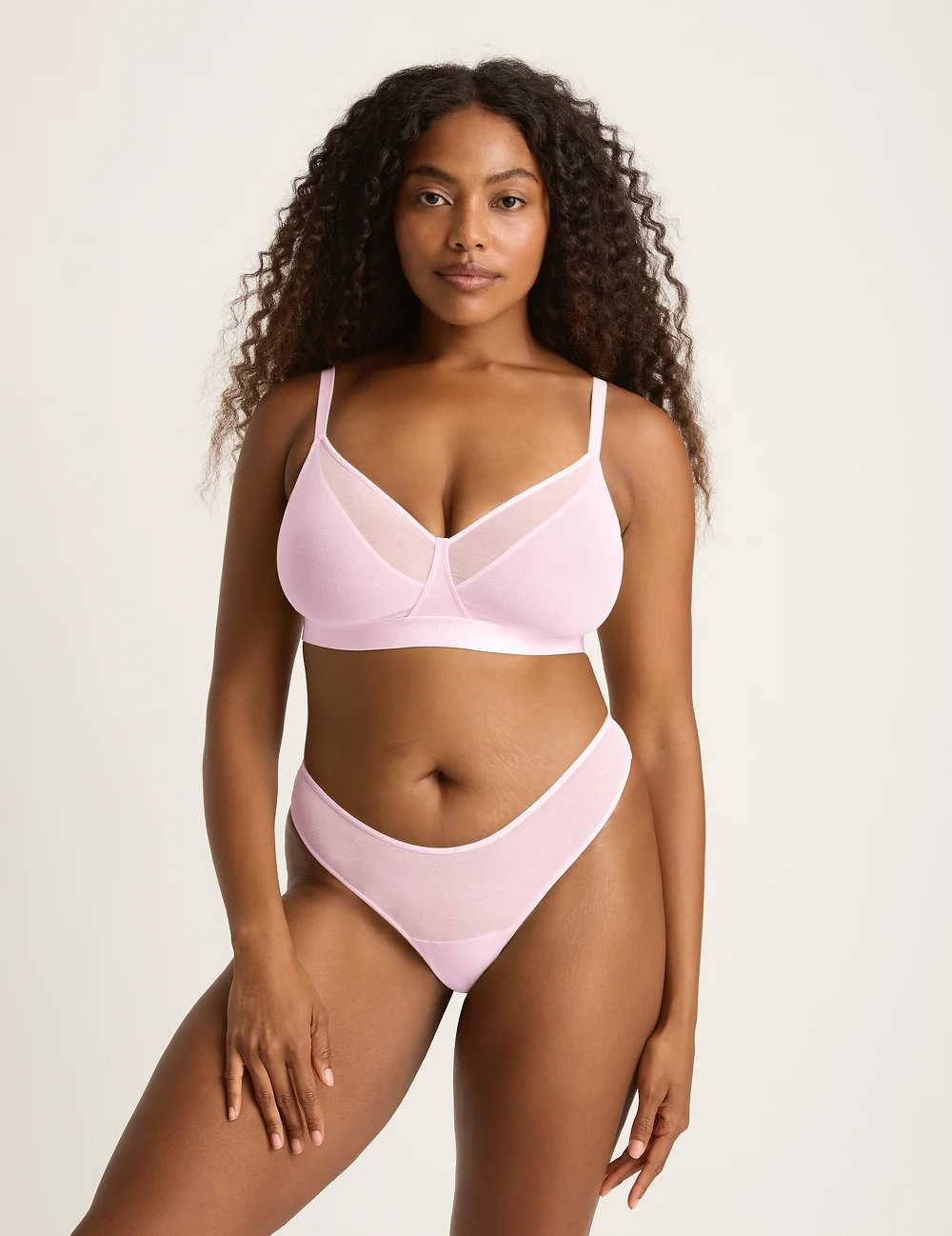 FreeMesh® BH Uden Bøjle - Pink Sorbet