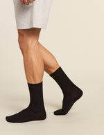 3-Pack Men's Ribbed Crew Socks