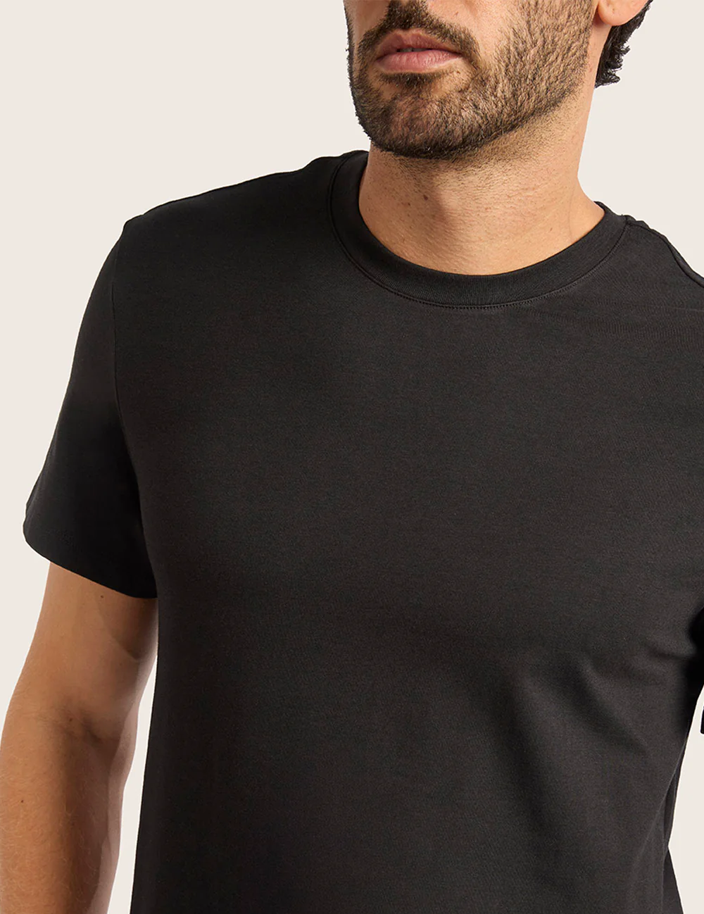 Herre Classic T-shirt med Rund Hals