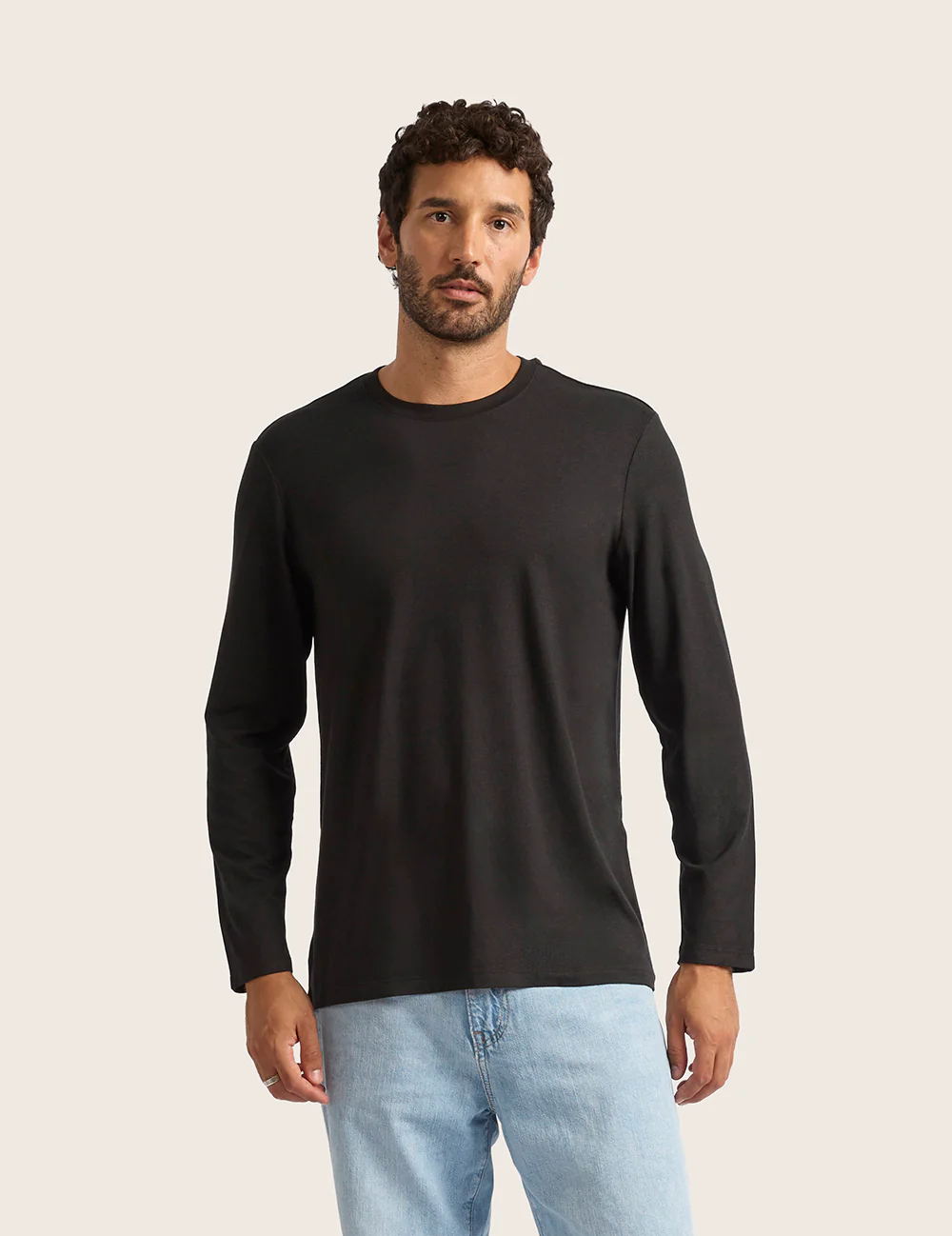 Herre Classic Langærmet T-shirt