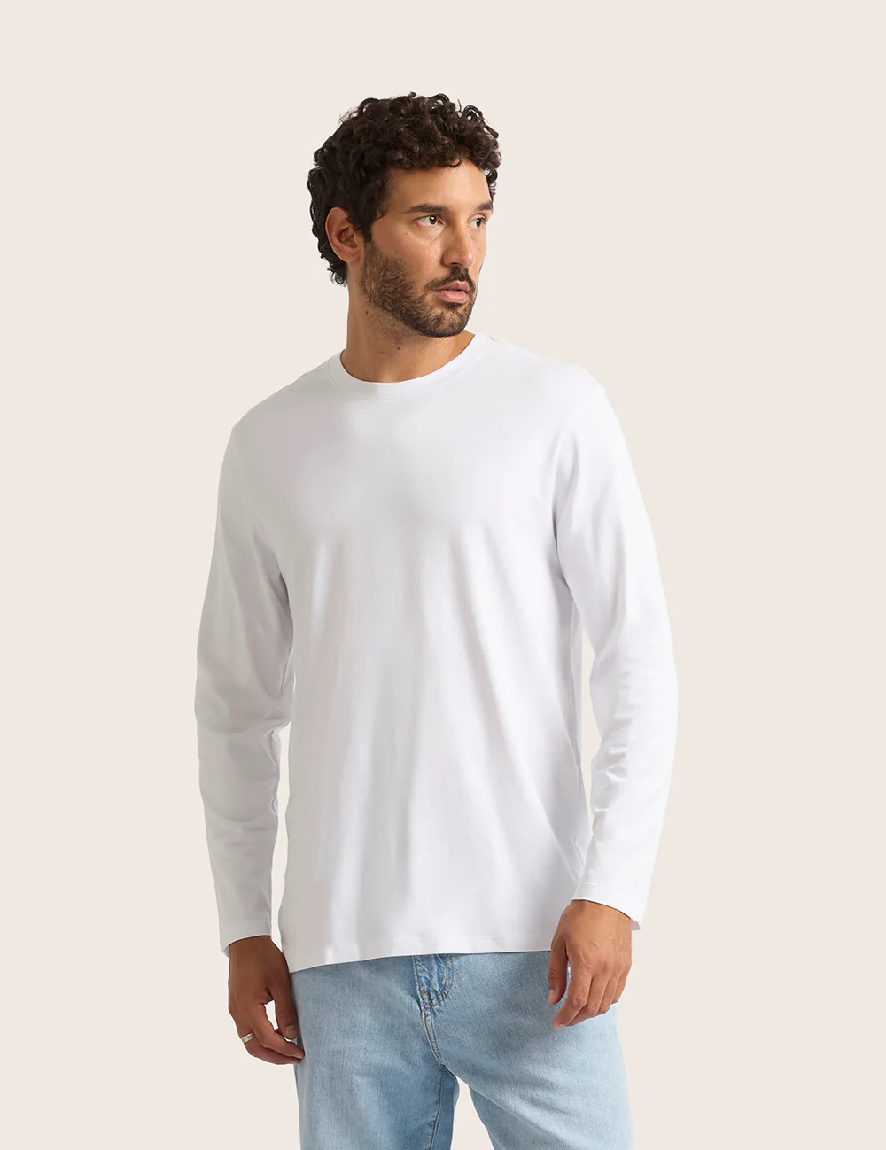 Herre Classic Langærmet T-shirt