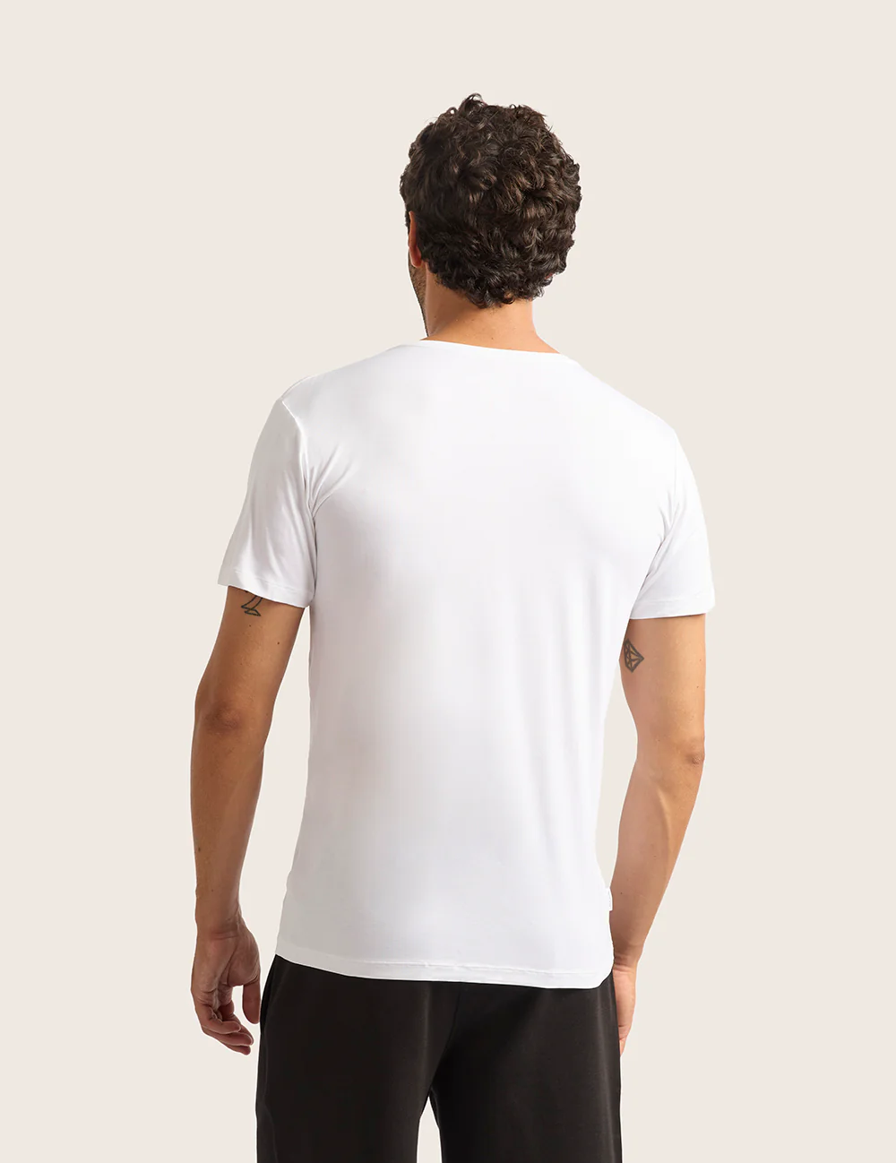 3-Pack Herre Basis T-shirt med Rund Hals