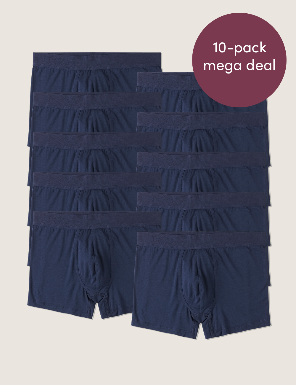 10-Pack Men's Everyday Boxers