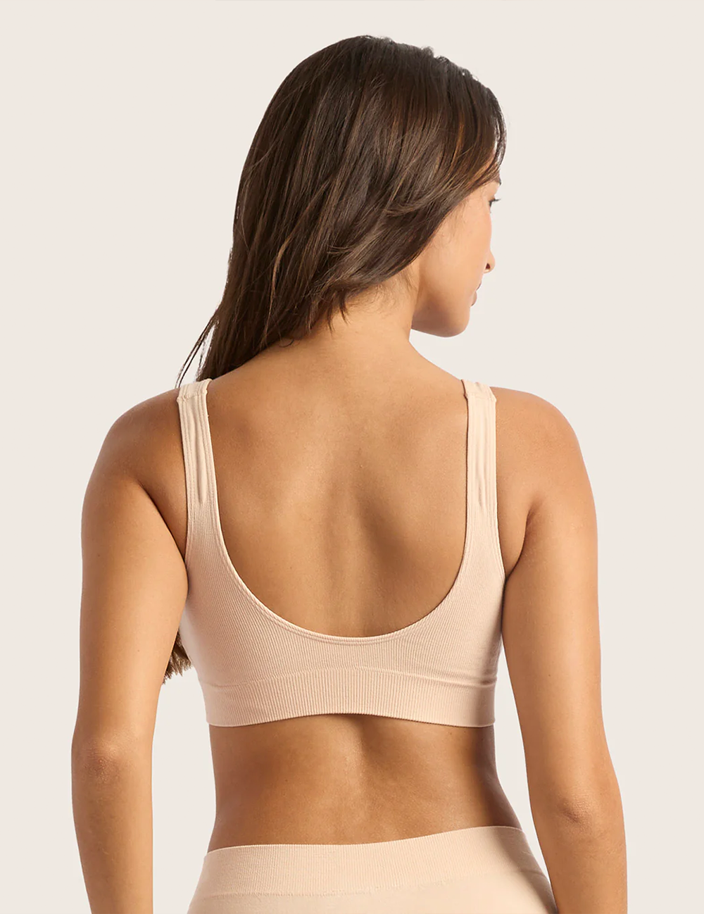 Sømløs Bambus BH med Indlæg