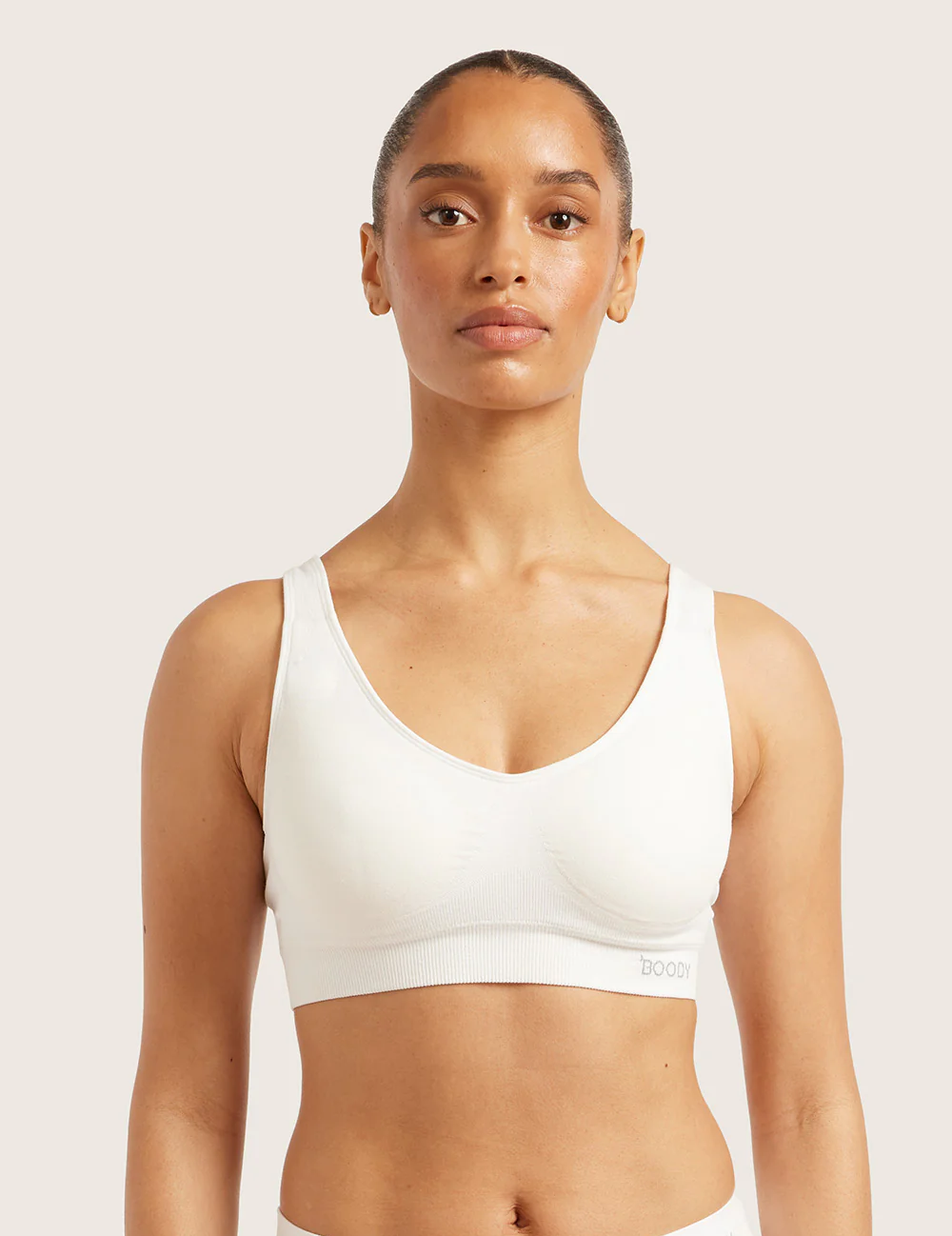 3-Pack Sømløs Bambus BH med Indlæg - Outlet