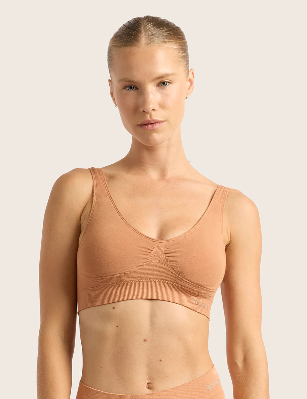 3-Pack Sømløs Bambus BH med Indlæg