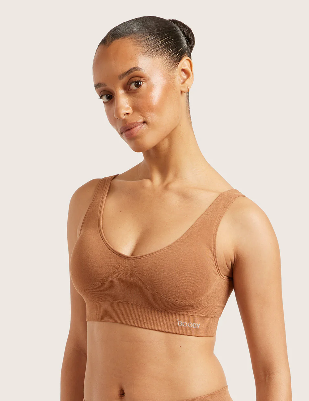 Sømløs Bambus BH med Indlæg