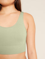 Ribbed Seamless Bra