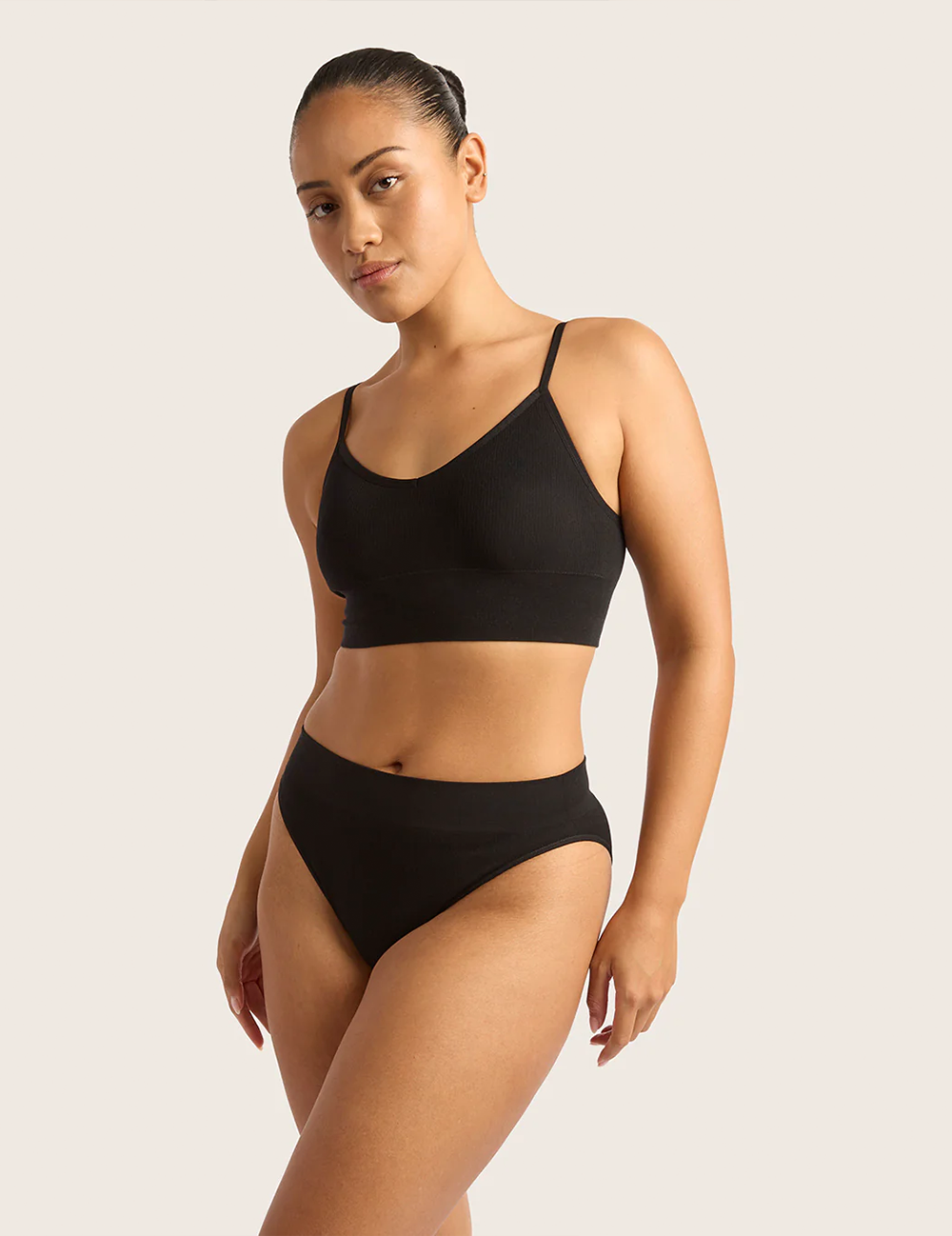 LYOLYTE® Ribbed High Leg Brief