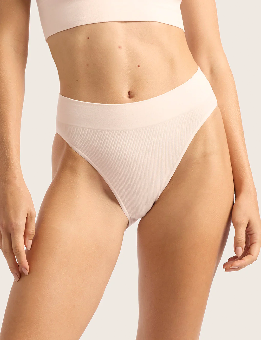 LYOLYTE® Ribbed High Leg Brief