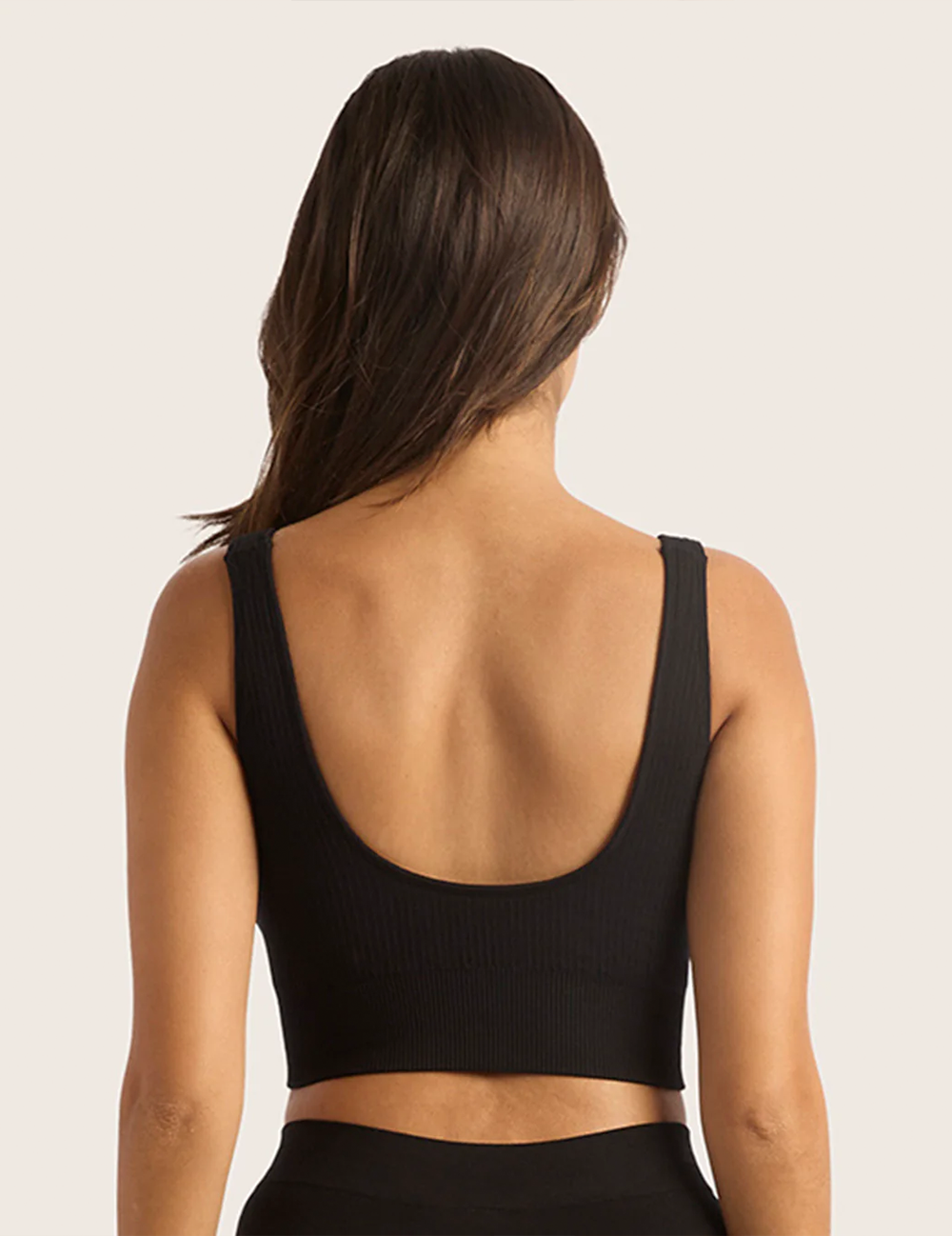 2-Pack Ribbet Sømløs Bambus BH