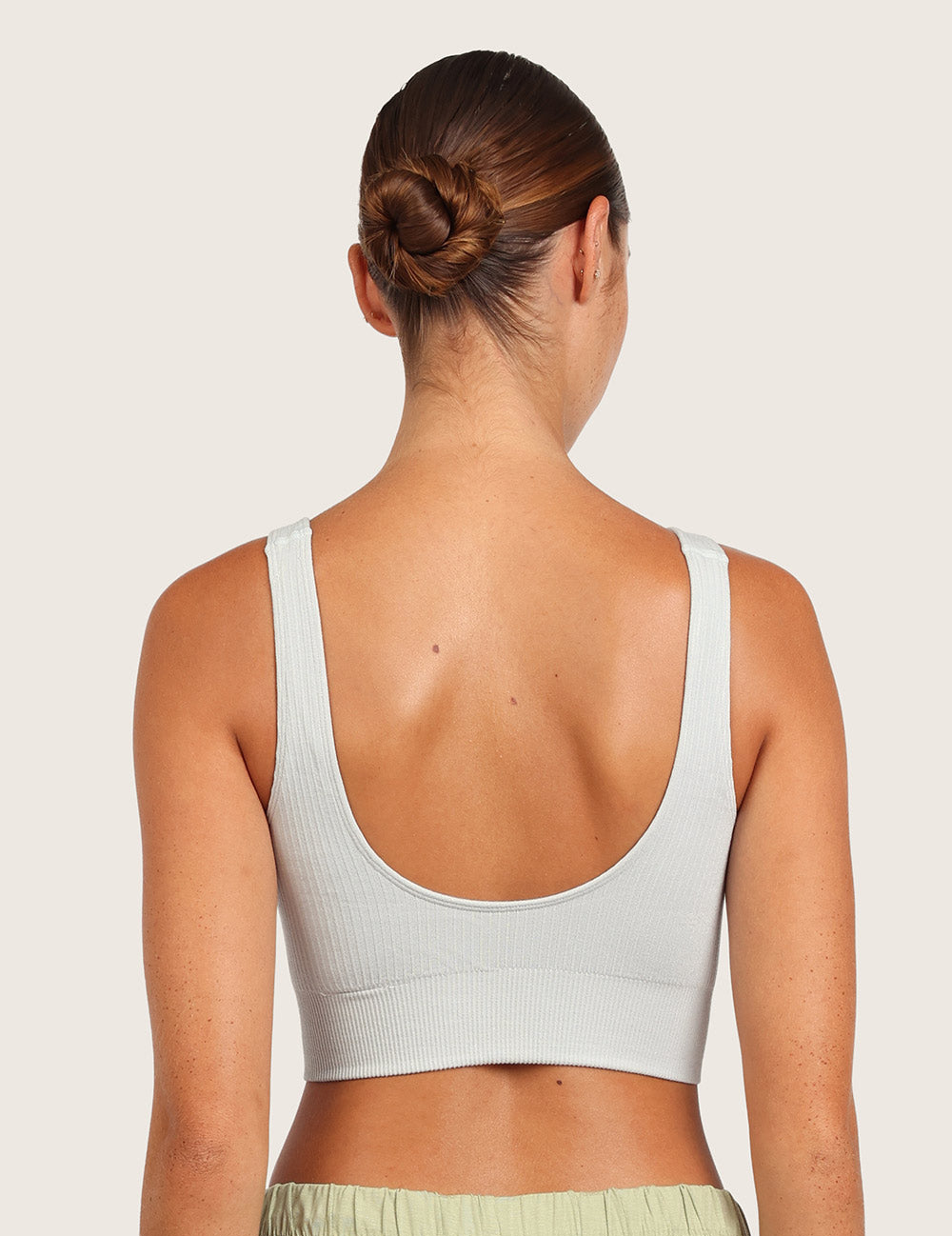 Ribbet Sømløs Bambus BH - Outlet