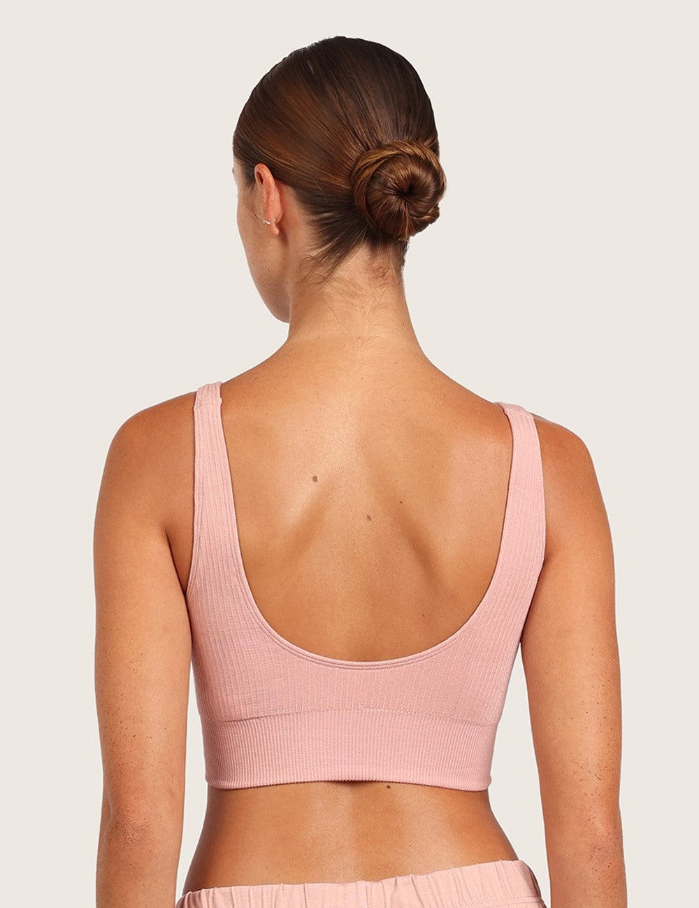 2-Pack Ribbet Sømløs Bambus BH