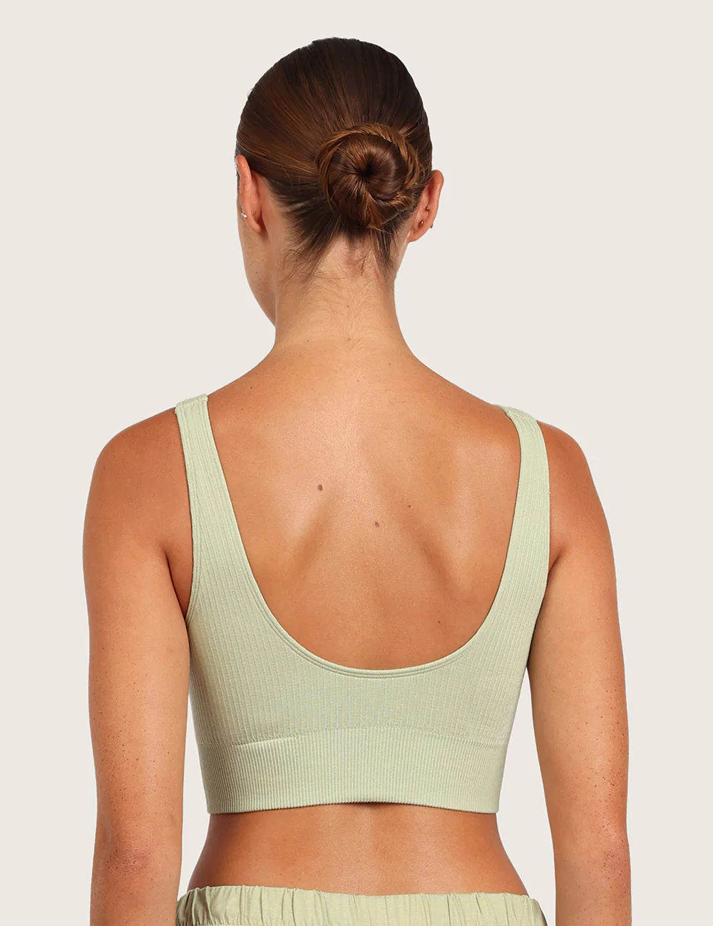 Ribbet Sømløs Bambus BH