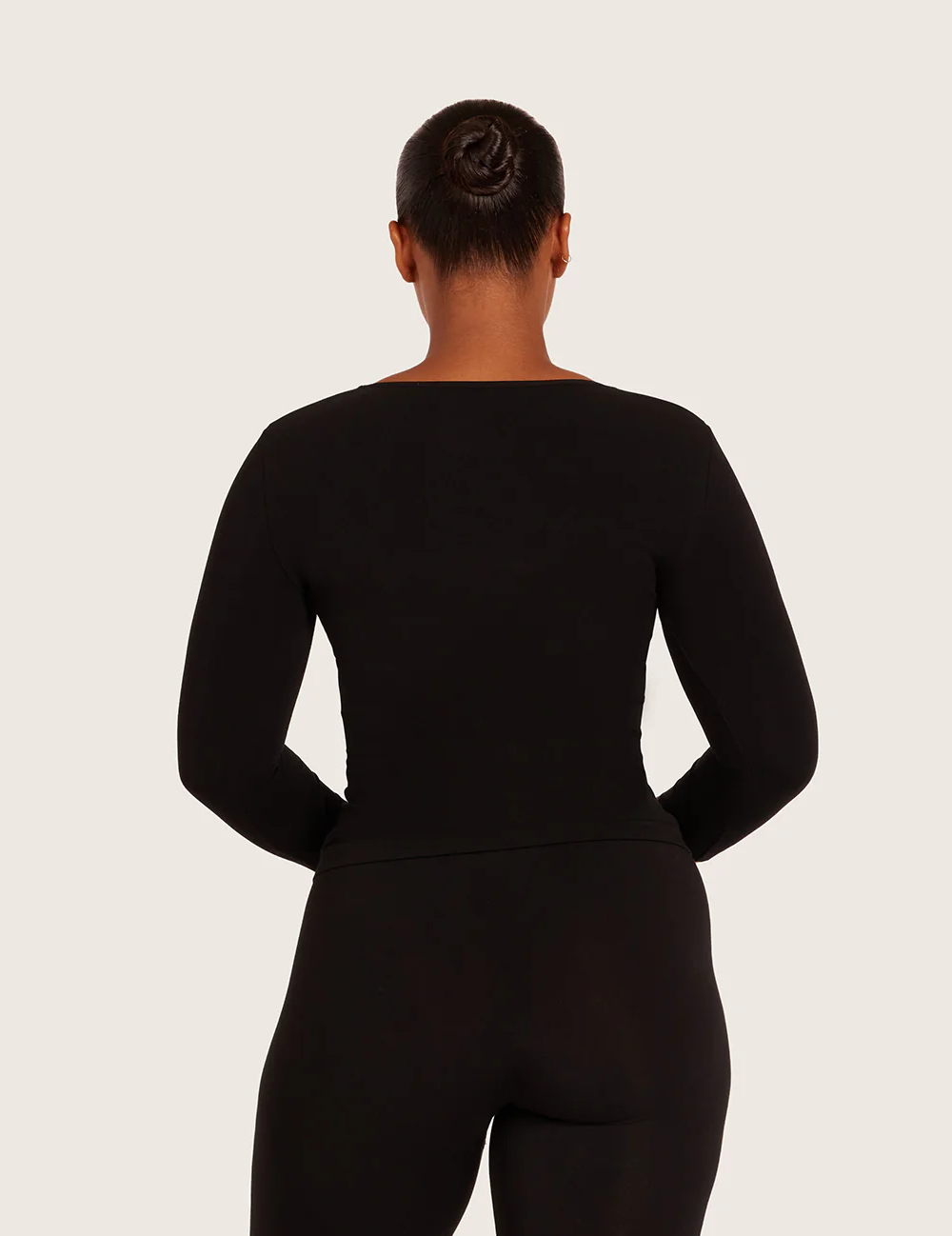 Basis Top med 3/4 Ærmer