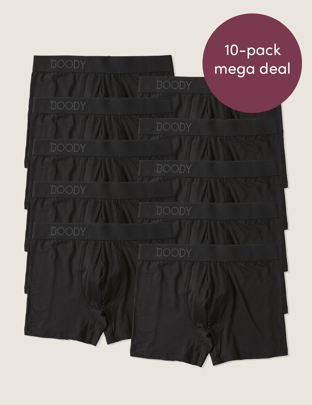 10-Pack Men's Everyday Boxers