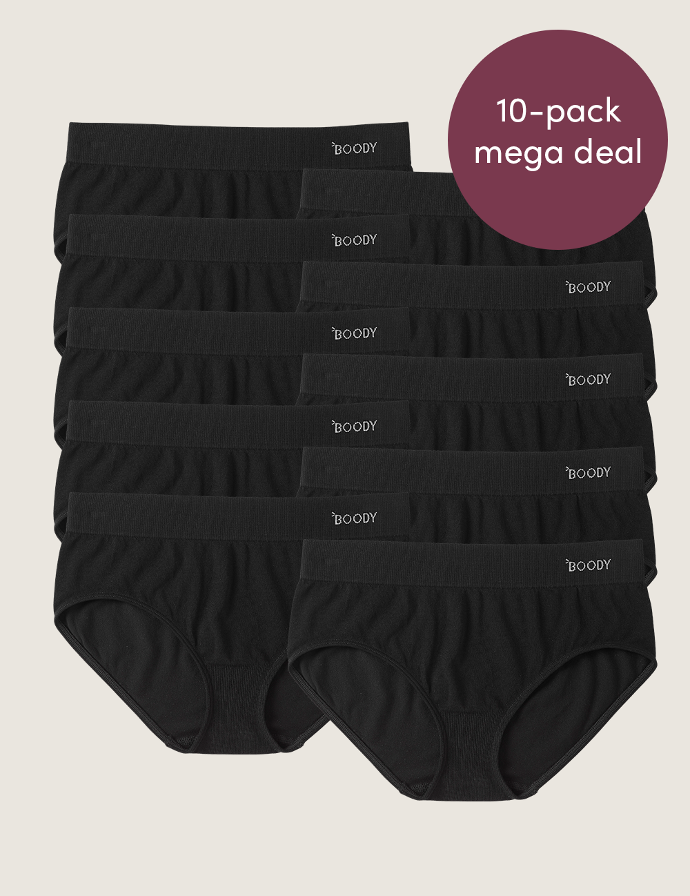 10-Pack Midi Brief