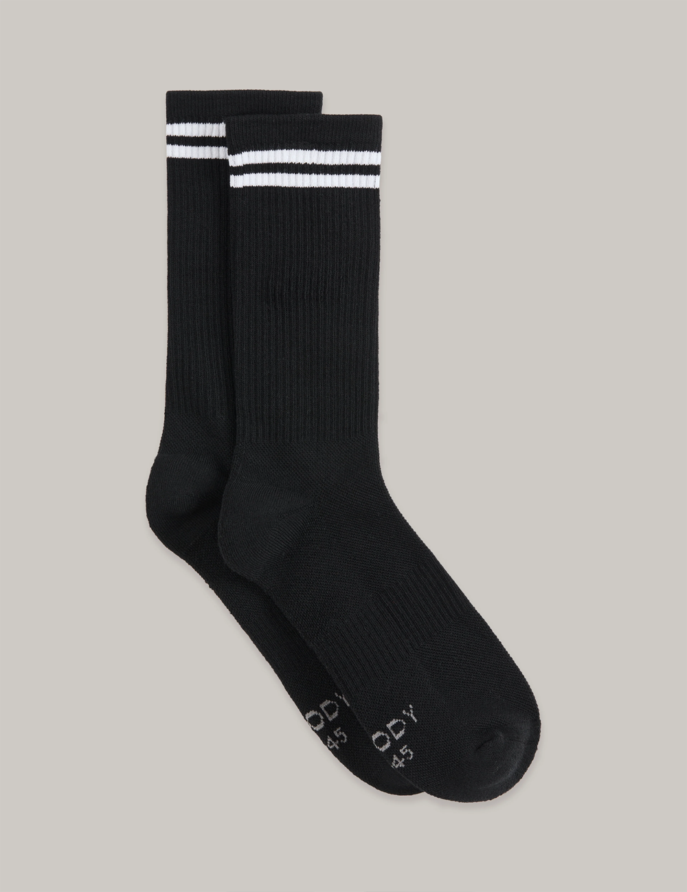 Striped Cushioned Crew Socks