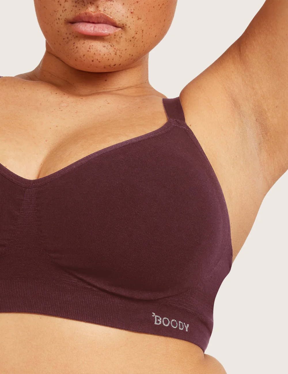 T-Shirt Bra Wireless - Mulberry