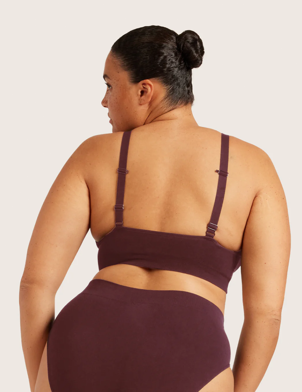 T-Shirt Bra Wireless - Mulberry