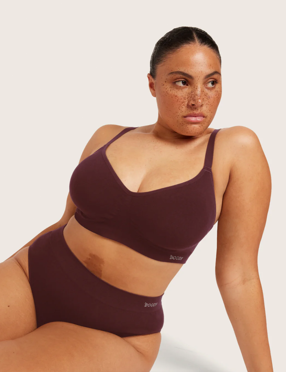 T-Shirt Bra Wireless - Mulberry