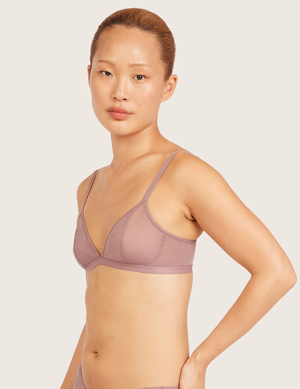 FreeMesh™ Trekants BH - Mauve