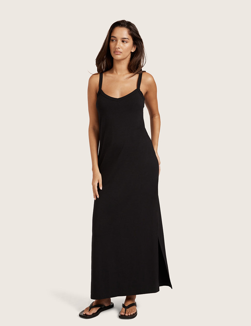 Slip Kjole med V-hals