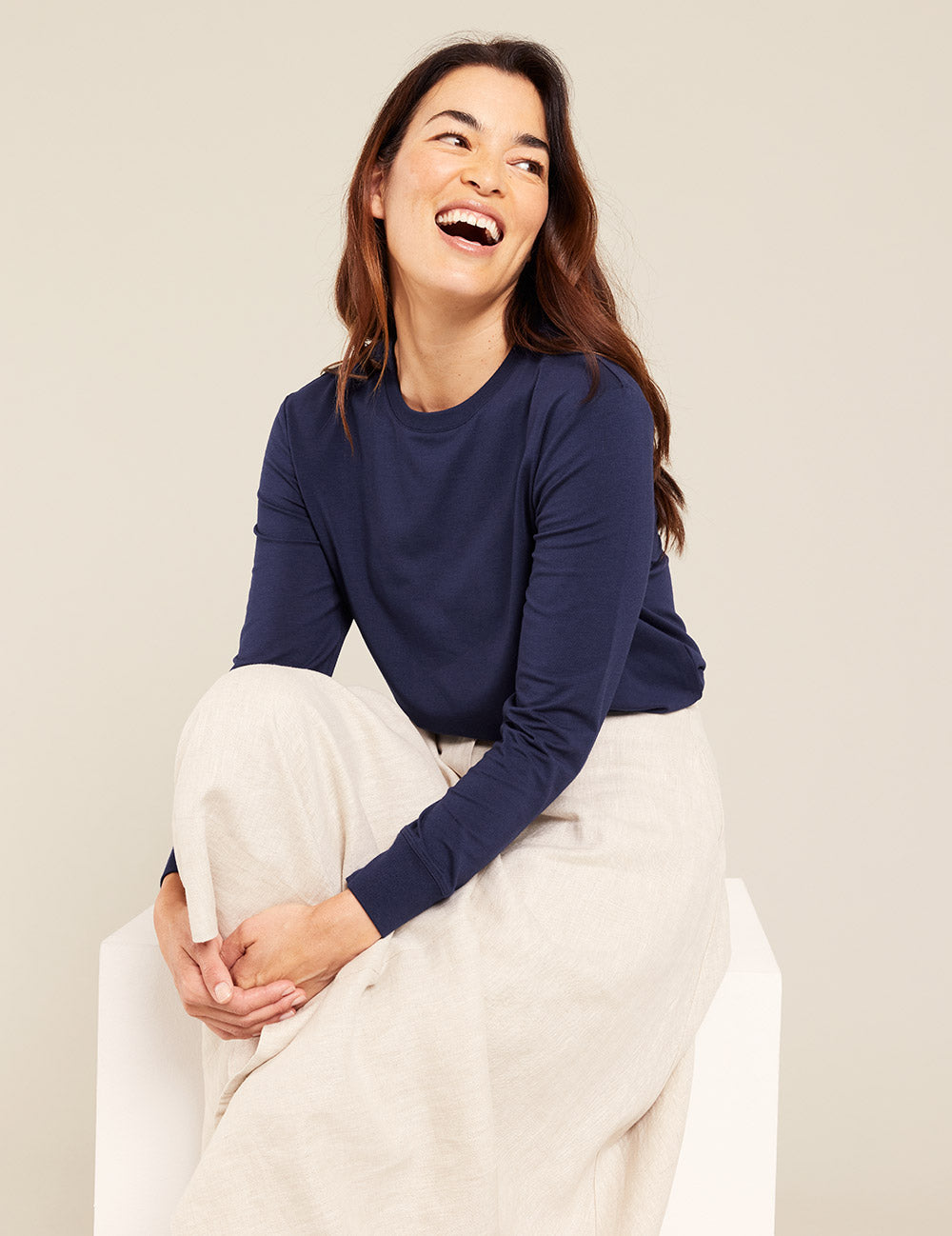 Classic Langærmet T-shirt