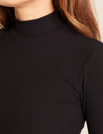 Women's Ribbed Turtleneck Top